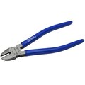 Gray Tools 7-1/2" Side Cutting, Diamond Slim Nose Pliers, With Vinyl Grips, 1" Jaw B243B